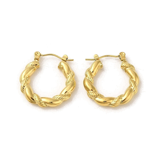 

PandaHall 304 Stainless Steel Hoop Earrings for Women, Rings, Golden, 23.5x4mm 304 Stainless Steel Ring
