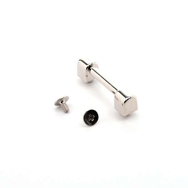 

PandaHall Zinc Alloy Bag Connector Anchor Buckles, with Iron Screw, for Bag Strap Hanger, Platinum, 3.47x1.1x0.75cm, Hole: 1.8mm, 7x5.5mm...