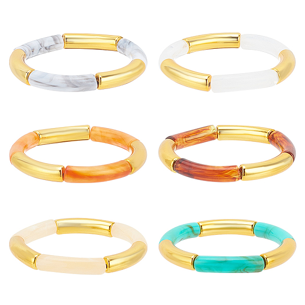 6Pcs 6 Colors Acryl… - image