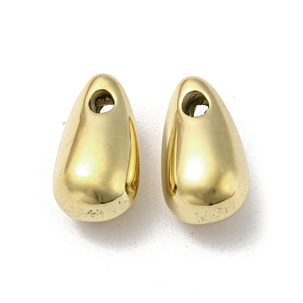 

PandaHall 304 Stainless Steel Charms, Teardrop Charms, Real 14K Gold Plated, 12x6.5x6mm, Hole: 1.6mm 304 Stainless Steel Teardrop