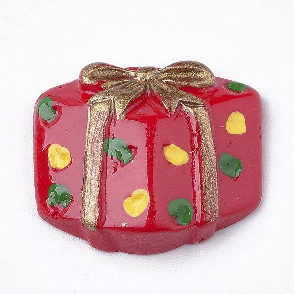 

PandaHall Opaque Resin Cabochons, Gift Boxes, Red, 20.5x23x6mm Resin Box Red