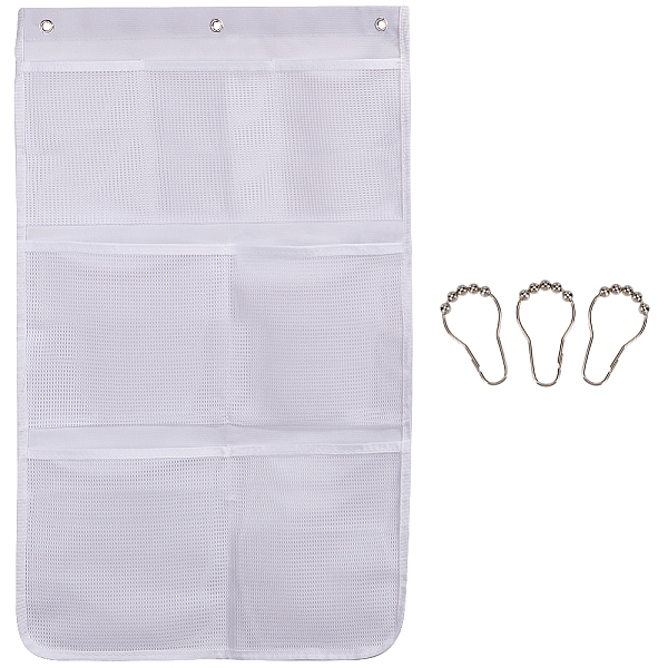Oxford Cloth and Polyester Mesh Shower Organizer