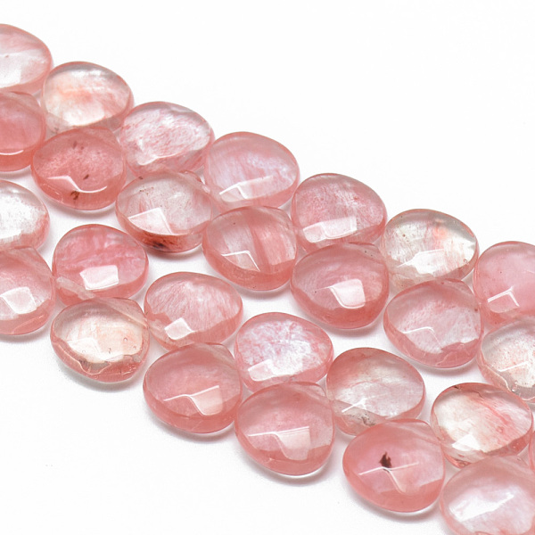 

PandaHall Cherry Quartz Glass Beads Strands, Top Drilled Beads, Faceted, Teardrop, 13x13x5~6mm, Hole: 1mm, about 27pcs/strand, 7.8 inch...