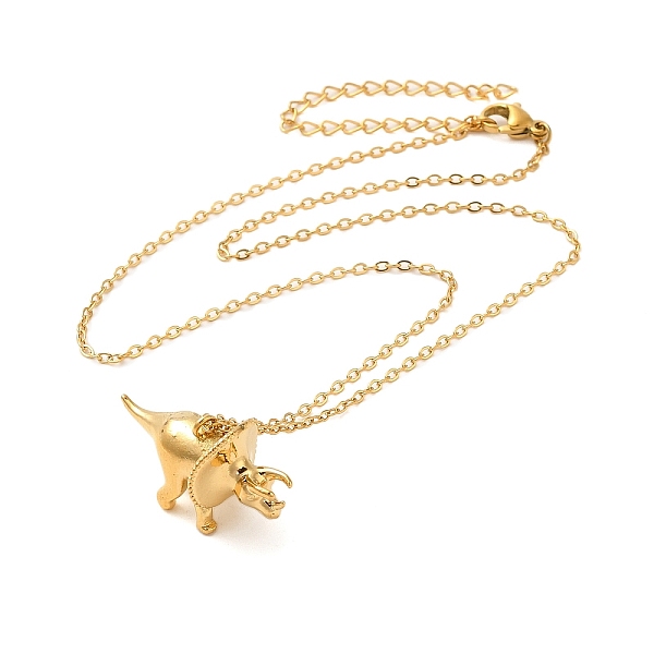 Dinosaur Brass Pend… - image