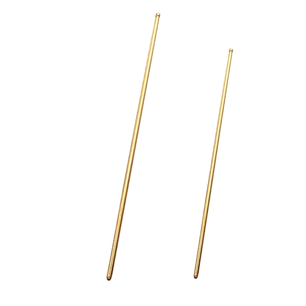 

PandaHall Iron Hair Stick Findings, Golden, 125x3mm Iron