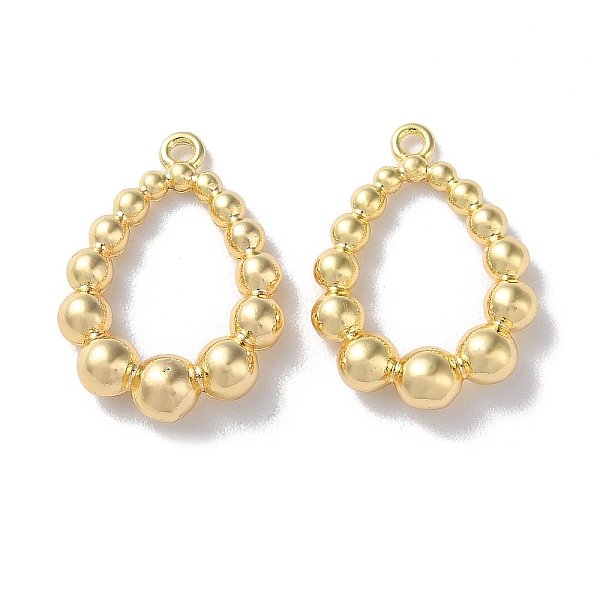 

PandaHall Brass Pendants, Teardrop Charms, Real 18K Gold Plated, 19.5x14x4mm, Hole: 1.4mm Brass Teardrop