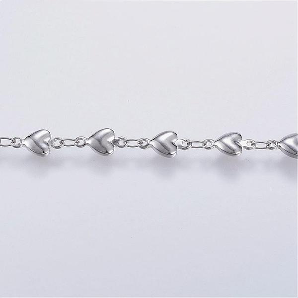 

PandaHall 304 Stainless Steel Bar Link Chains, Soldered, with Spool, Heart, Stainless Steel Color, 10x5x2mm, about 32.8 Feet(10m)/roll 304...