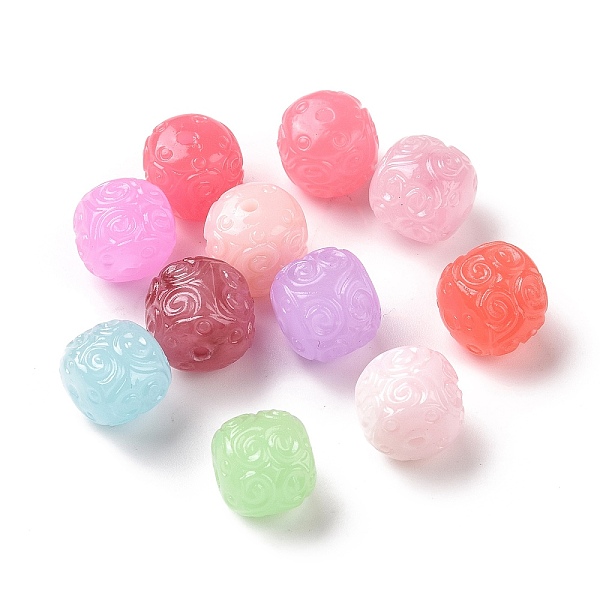

PandaHall Synthetic Coral Beads, Dyed, Drum, Mixed Color, 11x10mm, Hole: 1.6mm Synthetic Coral Drum Multicolor