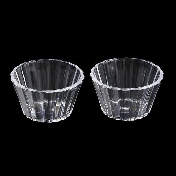 ミニプラスチック模擬エッグタルトカップ