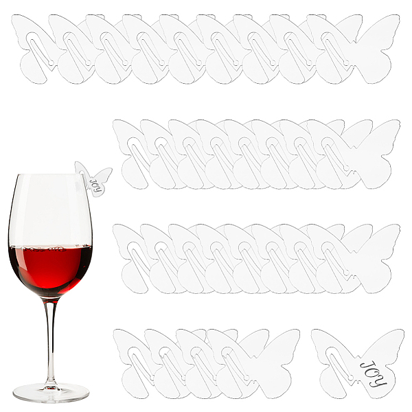 アクリルワイングラスチャーム30個.