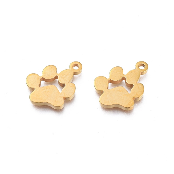 

PandaHall Ion Plating(IP) 304 Stainless Steel Pendants, Manual Polishing, Dog Footprint, Golden, 14x10x1.5mm, Hole: 1.2mm 304 Stainless...