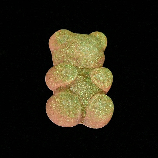 

PandaHall Luminous Resin Cabochons, Bear, Hot Pink, 17.5x11.5x6mm Resin Bear