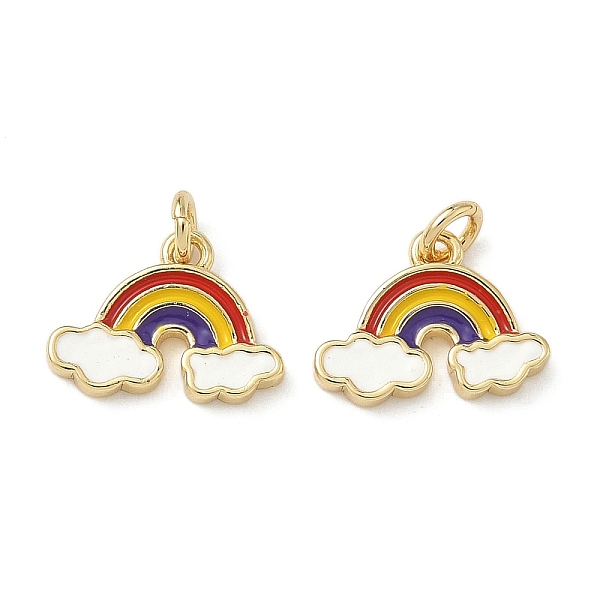 Brass Enamel Charms - image