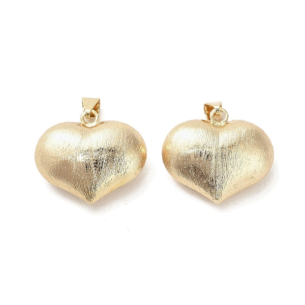 

PandaHall Brass Pendants, Heart, Real 18K Gold Plated, 27x30.5x12.5mm, Hole: 10x4.5mm Brass Heart