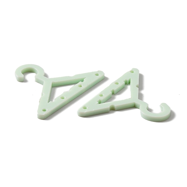 

PandaHall Transparent Acrylic Earring Display Accessories, for Earring Organizer Holder, Clothes Hanger shape, Dark Sea Green...