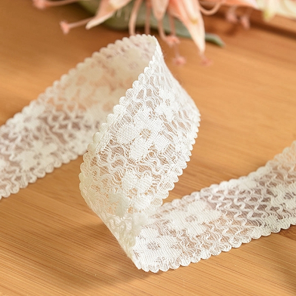 

PandaHall 9M Polyester Flower Lace Ribbons, Garment Accessories, Gift Packaging, Old Lace, 1-1/8 inch(30mm), about 9.84 Yards(9m)/Roll...