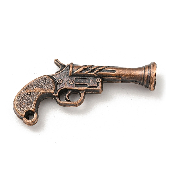 

PandaHall Tibetan Style Alloy Pendants, Gun Shape, Red Copper, 23x54x13mm, Hole: 3mm Alloy Others