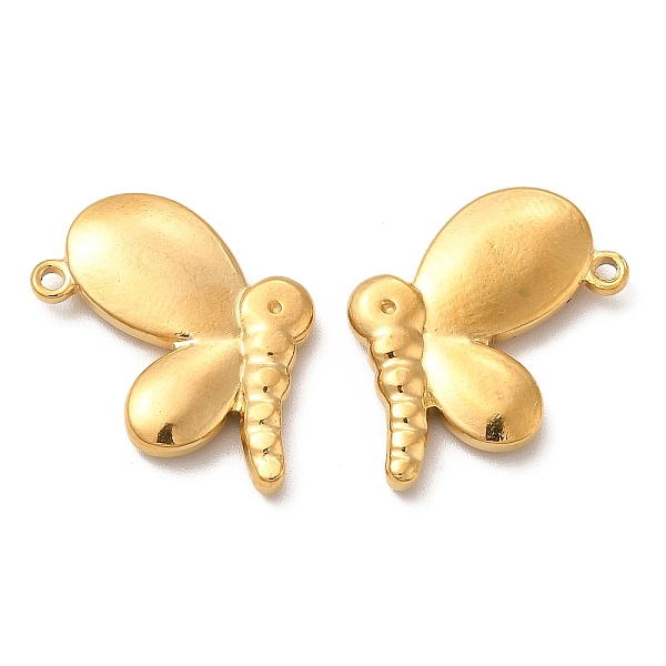 

PandaHall Vacuum Plating 201 Stainless Steel Pendants, Butterfly Charm, Real 18K Gold Plated, 23.5x20.5x3.5mm, Hole: 1.5mm 201 Stainless...