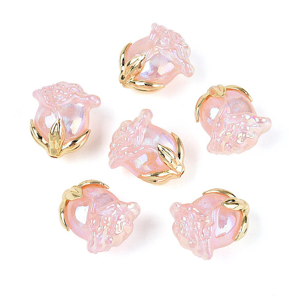 UV Plating Opaque Acrylic Beads