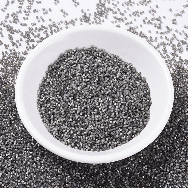 

PandaHall MIYUKI Delica Beads, Cylinder, Japanese Seed Beads, 11/0, (DB0631) Dyed Rustic Gray Silver Lined Alabaster, 1.3x1.6mm, Hole: 0.8mm...