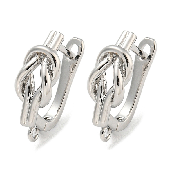 

PandaHall Rack Plating Brass Hoop Earring Findings, Cadmium Free & Lead Free, Long-Lasting Plated, Platinum, 17.5x6.5mm, Hole: 1.2mm, Pin...