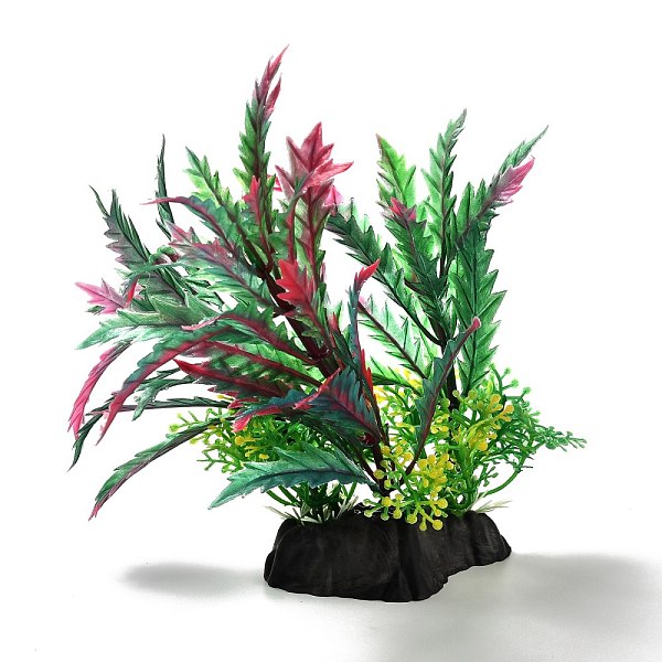 

PandaHall Plastic Artificial Aquatic Plants Decor, for Fish Tank, Aquarium, Green, 75x50x170mm Plastic Others Green