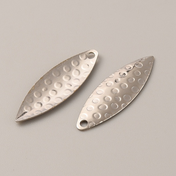 

PandaHall Steel Fishing Lures, Fishing Attractor Spinner Blades, for Hard Lures Worm Spinner Baits Spoons Rigs Making, Horse Eye with Polka...