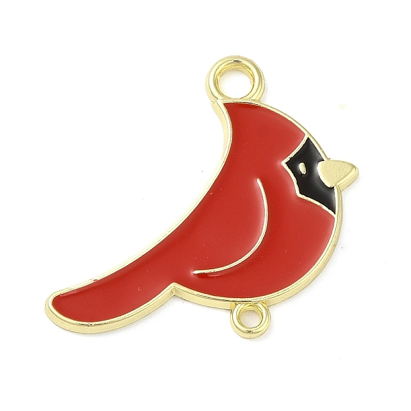 

PandaHall Rack Plating Alloy Enamel Bird Connector Charms, Long-Lasting Plated, Light Gold, Brown, 22.50x25x1.50mm,Hole:2mm Alloy+Enamel...
