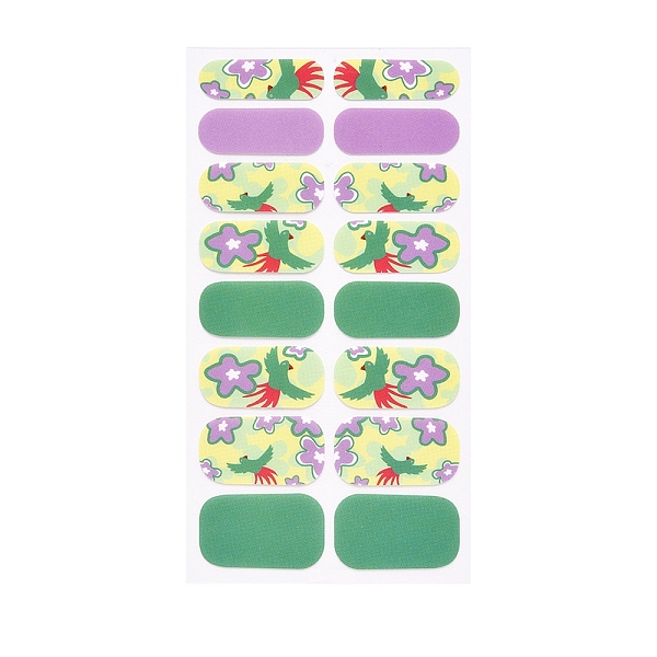 

PandaHall Full Wrap Fruit Nail Stickers, Self-Adhesive Geometry Nail Art Decal Strips, for Women Girls DIY Nail Art Decoration, Medium Sea...