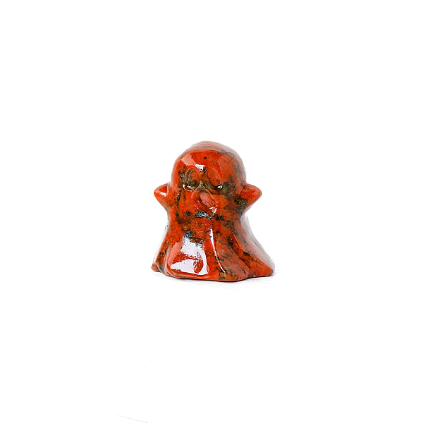 

PandaHall Halloween Natural Sesame Jasper Home Display Decorations, Ghost, 25~30mm Sesame Jasper Ghost