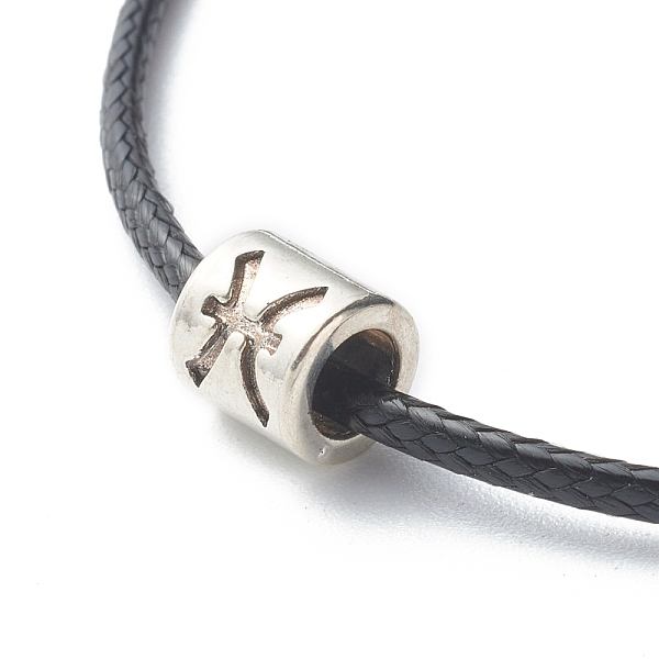 

PandaHall 12 Constellations Alloy Beads Pendant Necklaces Sets, with Leather Cord, Platinum, 14.57 inch(37cm), 12Pcs/set Leather...
