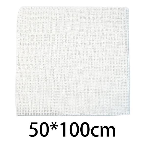 

PandaHall Blank Rug Hooking Mesh Canvas, Latch Hook Rug Making, Carpet Tapestry DIY Supplies, White, 1000x500mm Cloth White