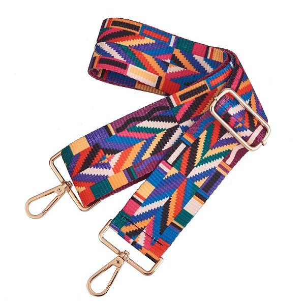 

PandaHall Wide Polyester Purse Straps, Replacement Adjustable Shoulder Straps, Retro Removable Bag Belt, with Swivel Clasp, for Handbag...