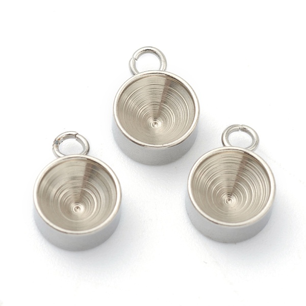 

PandaHall 202 Stainless Steel Pendant Rhinestone Settings, for Pointed Back Rivoli Rhinestone, Flat Round, Stainless Steel Color, 10x7x3.5mm...