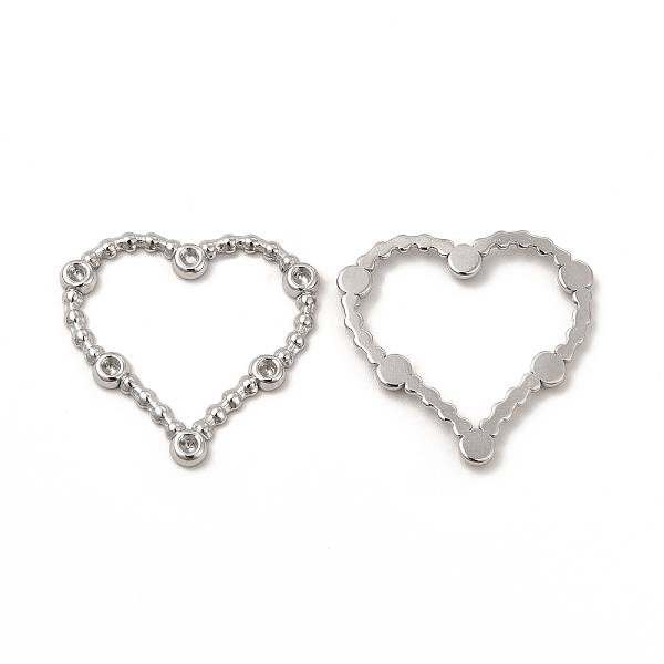 

PandaHall 304 Stainless Steel Linking Ring Rhinestone Settings, Heart, Stainless Steel Color, Fit For 1.5mm Rhinestone, 21x22x1.5mm, Hole...