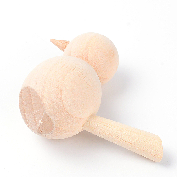 

PandaHall Natural Wood Display Decorations, Bird, Bisque, 109x46x77mm Wood Bird Orange