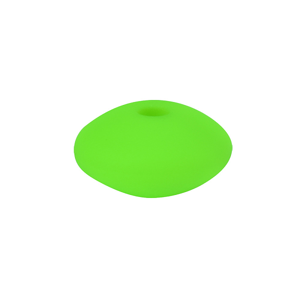 

PandaHall Rondelle Silicone Beads, DIY Nursing Necklaces and Bracelets Making, Chewing Pendants For Teethers, Lawn Green, 12mm, Hole: 2mm...