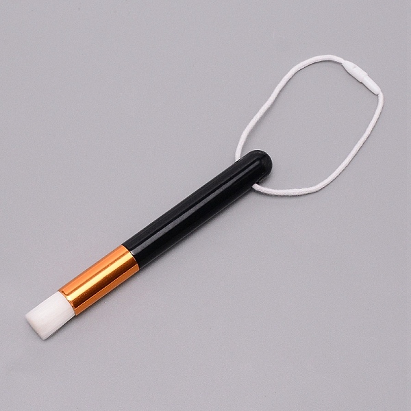 

PandaHall Synthetic Fiber Nose Pore Deep Cleaning Brush, with Plastic Handle, Facial Cleansing Brushes, Black, 18cm Plastic Others Black