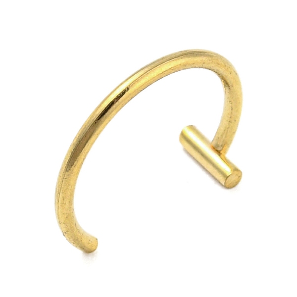 Ion Plating(IP) 304 Stainless Steel Lip Rings Piercing Jewelry