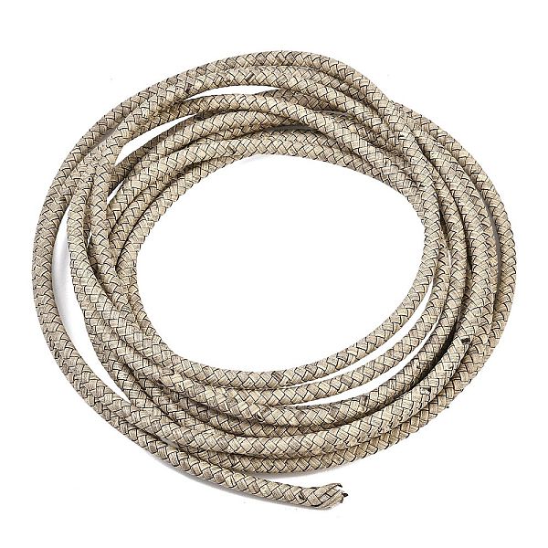 Braided Leather Cord with Core Braided Leather Cord with Core