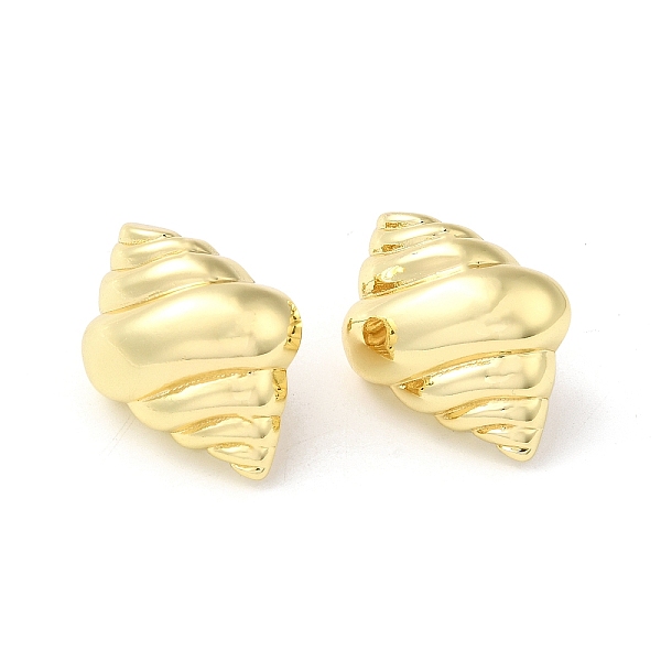 Rack Plating Brass Stud Earrings