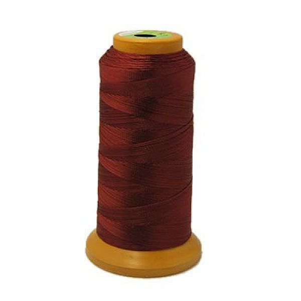

PandaHall Nylon Sewing Thread, Dark Red, 0.5mm, about 260~300m/roll Nylon Red