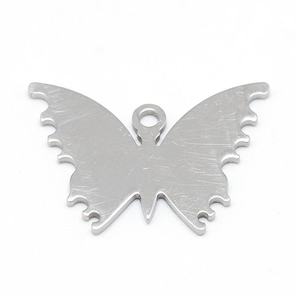 

PandaHall 201 Stainless Steel Stamping Blank Tag Pendants, Butterfly, Stainless Steel Color, 15x22x1mm, Hole: 2mm 201 Stainless Steel...