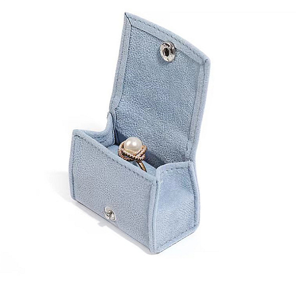 

PandaHall Arch Velvet Jewelry Storage Boxes, Portable Travel Case with Snap Clasp, for Ring Earring Holder, Gift for Women, Light Steel Blue...