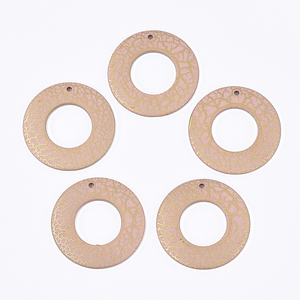 

PandaHall Acrylic Pendants, Donut, Spray Painted & Crackle, Mixed Color, 49x3.5mm, Hole: 2.5mm Acrylic Donut Multicolor