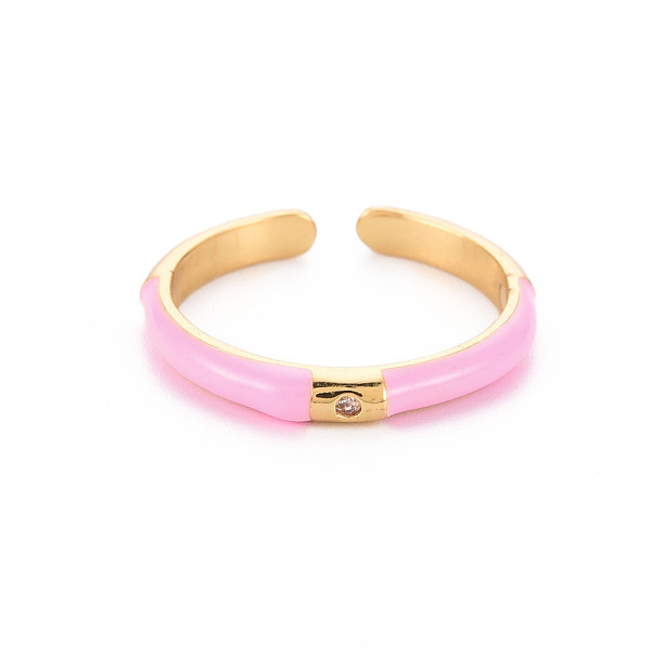 Brass Enamel Cuff R… - image