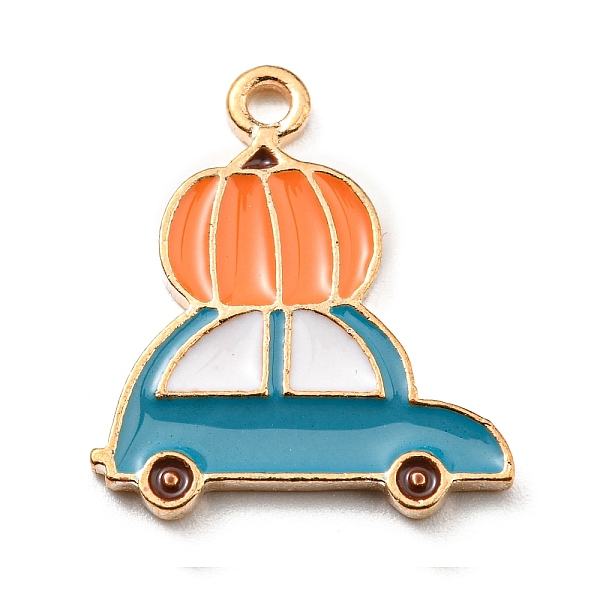 

PandaHall Thanksgiving Day Alloy Enamel Pendants, Light Gold, Car, 20.5x18x1.5mm, Hole: 1.8mm Alloy+Enamel Car Red