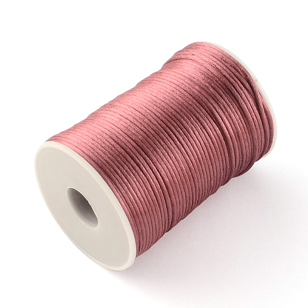 

PandaHall Polyester Cords, Indian Red, 2mm, about 98.42 yards(90m)/roll Polyester Red