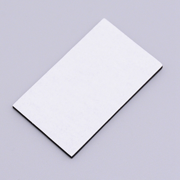 

PandaHall Sponge EVA Sheet Foam Paper Sets, With Double Adhesive Back, Antiskid, Rectangle, Black, 50x30x2mm Foam Rectangle Black