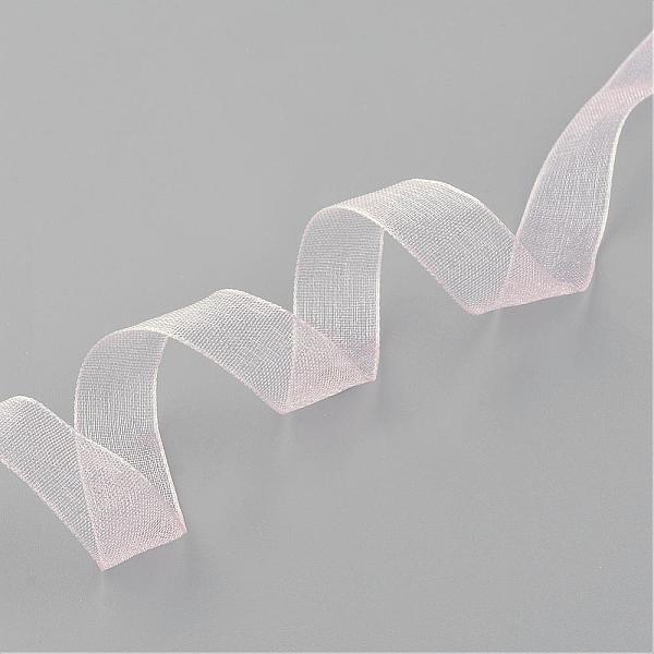 

PandaHall Organza Ribbon, Lavender Blush, 3/8 inch(10mm), 50yards/roll(45.72m/roll), 10rolls/group, 500yards/group(457.2m/group) Polyester..., Pink